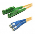 Duplexní patch kabel SM 9/125, OS2, E2000(APC)-SC(PC), LS0H, 6m