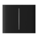 Ajax  CenterButton (2-gang) vertical - Středové dvou tlačítko, vertikální instalace, černá