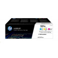 HP 201X 3-pack High Yield Cyan/Magenta/Yellow Original LaserJet Toner Cartridges (CF253XM) (2,300 / 2,300 / 2,300 pages)