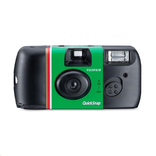 BAZAR - Fujifilm QuickSnap Flash 400 27-EX - jednorázový fotoaparát - klasický film ( poskodený obal komplet )
