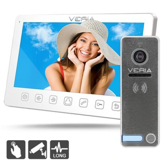 Veria SET Videotelefon  7070B bílý + vstupní stanice  230