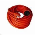 Solight prodlužovací přívod - spojka, 1 zásuvka, 25m, 3 x 1,5mm2, oranžová