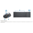 DELL Multi-Device Wireless Keyboard and Mouse - KM7120W - US International (QWERTY)