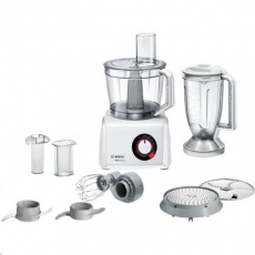 Bosch MultiTalent 8 MC812W501 food processor, bílá, 1000 W, rozpoznání příslušenství, XXL mísa 3,9 l, nůž waveCut Bosch MultiTalent 8 MC812W501 food processor, bílá, 1000 W, rozpoznání příslušenství, XXL mísa 3,9 l, nůž waveCut