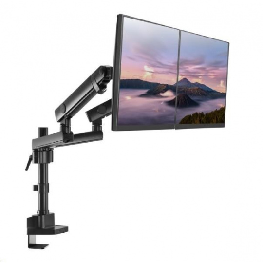 Dvouramenný stolní držák na 2 monitory Mounts AX812