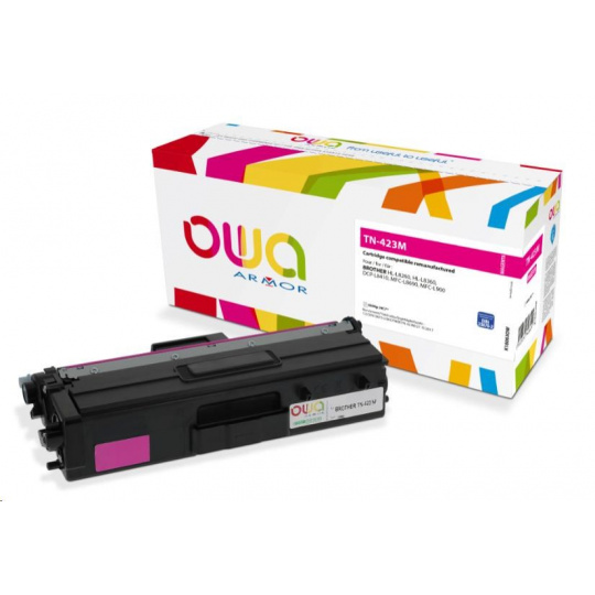 OWA Armor toner pre BROTHER HL-L 8260, 4.000 str., com. s TN423M červená/purpurová