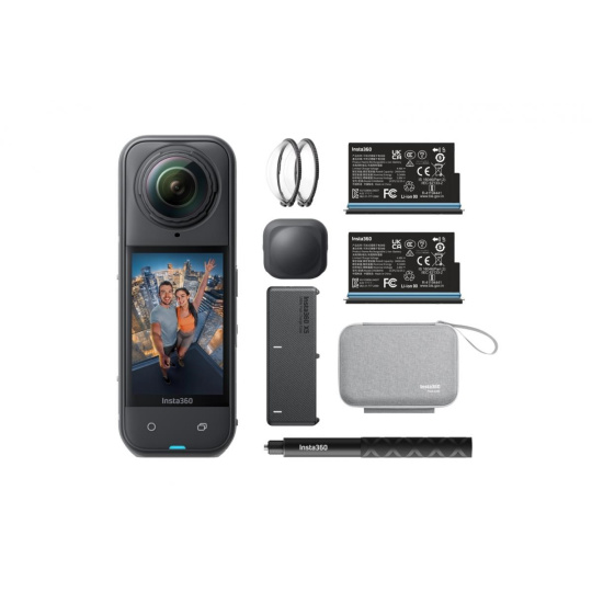 Insta360 X5 Essentials Bundle akční kamera s příslušenstvím