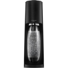 SodaStream Terra Black výrobník sody, mechanický, 3x láhev SodaStream, bombička s CO2, černý