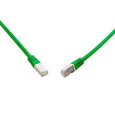 Solarix 10G patch kabel CAT6A SFTP LSOH 5m zelený non-snag-proof C6A-315GR-5MB
