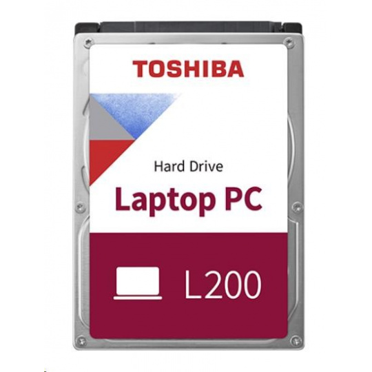 TOSHIBA HDD L200 Laptop PC (SMR) 2TB, SATA III, 5400 ot./min, 128MB cache, 2,5", 9,5 mm, BULK