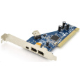 DIGITUS IEEE 1394a Interface Card, PCI, 4 Port2x6-Pin+1x4-Pin Extern, 1x6-Pin Intern PnP, VIA VT6306 chipset