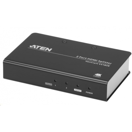 ATEN 2 porty HDMI 2.0 splitter 1-2 True 4K@60Hz