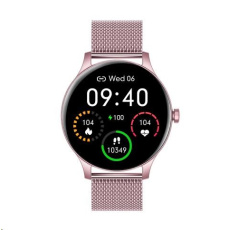 Garett Smartwatch Classy růžová, ocel