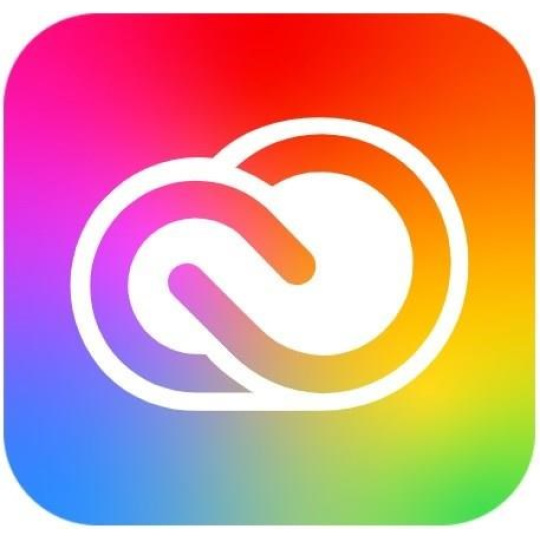 Adobe Creative Cloud for teams All Apps, Multi Platform, English, COM, 1 používateľ, 12 mesiacov, Level 3, 50-99 Lic - nová licence