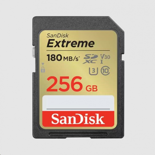 Karta SanDisk SDXC 512 GB Extreme (190 MB/s triedy 10, UHS-I U3 V30)