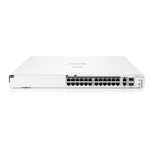HPE Networking Instant On Switch 20p Gigabit CL4 4p Gigabit CL6 PoE 2p 10GBT 2p SFP+ 370W 1960 (JL807A).