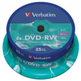 VERBATIM DVD-RW(25-pack)Spindle/4x/4.7GB