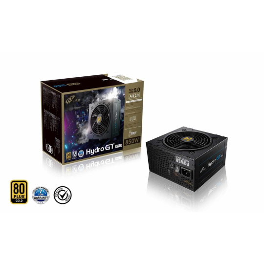 Fortron zdroj 850W HYDRO GT PRO 850, 80PLUS Gold, semi-modular (ATX 3.0, PCIe 5.0)