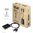 Club3D Aktívny adaptér DisplayPort na Dual Link DVI-D, napájanie USB, 60 cm, HDCP ON