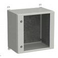 Vonkajšia nástenná skriňa Solarix LC-20 12U 600x600 mm, sklenené dvere, LC-20-12U-66-11-G