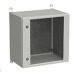 Vonkajšia nástenná skriňa Solarix LC-20 12U 600x600 mm, sklenené dvere, LC-20-12U-66-11-G