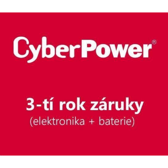 3-ročná záruka CyberPower pre OL6KERTHD