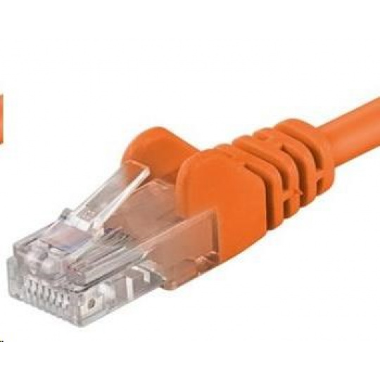 PREMIUMCORD Patch kábel UTP RJ45-RJ45 CAT5e 7m oranžový