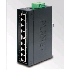 Planet switch ISW-801T, 8x 10/100, DIN,IP30, rozšířený teplotní rozsah -40~75 st.C