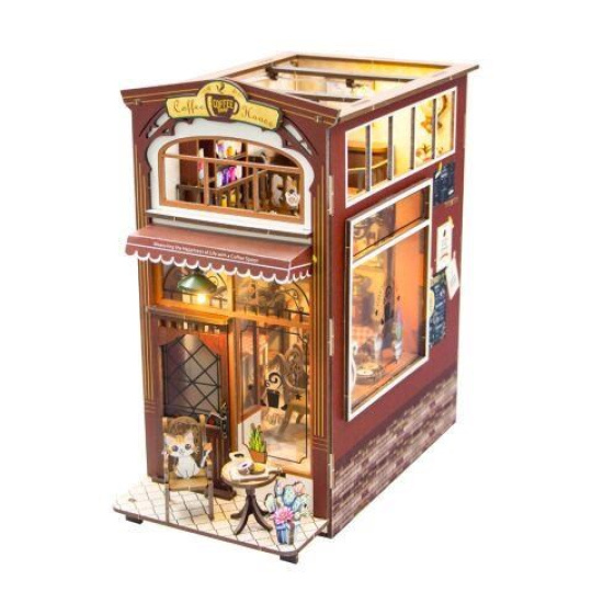 2Kids Toys 3D skládačka Zarážka na knihy Kavárna 2Kids Toys 3D skládačka Zarážka na knihy Kavárna