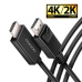 AXAGON RVD-HI20C2, DisplayPort -> HDMI 2.0b redukcia / kábel 1.8m, 4K/60Hz