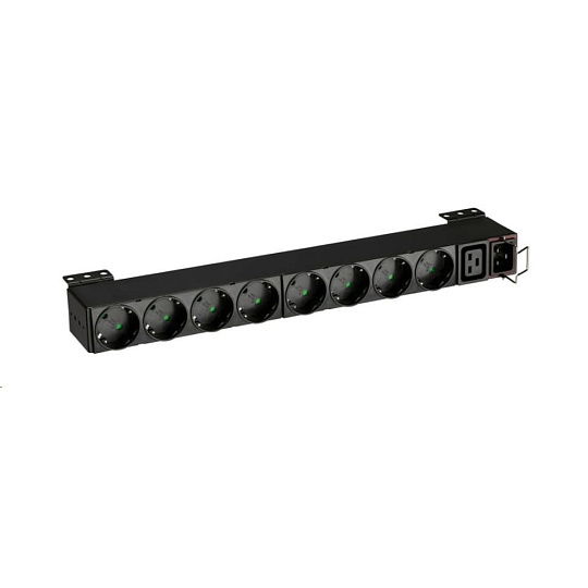 Eaton FlexPDU, 1U, vstup C20, 4 kW, 16 A, 200-240 V, zásuvky: (1) C19/(8) SHUKO, DIN
