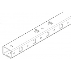 TRITON Vystužovací prvok vertikálnych koľajníc pre skrinky RTA 42U, zvyšuje nosnosť až do 1500 kg