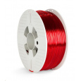 VERBATIM Filament pre 3D tlačiarne PET-G 2.85mm, 123m, 1kg červená priehľadná