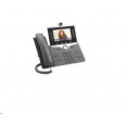 Cisco CP-8865-3PCC-K9=, telefón VoIP, 10 liniek, 2x10/100/1000, 5" displej, Wi-Fi, kamera, Bluetooth, 2xUSB, PoE