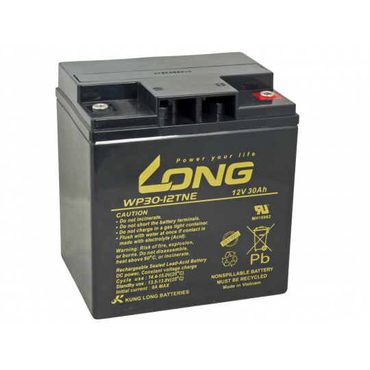 LONG batéria 12V 30Ah M6 DeepCycle (WP30-12TNE)