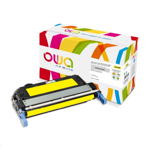 OWA Armor toner pre HP Color Laserjet 4700, 10000 strán, Q5952A, žltá/žltá