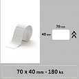 BAZAR - Niimbot štítky RP 70x40mm 180ks Bílé pro B3S - Poškozený obal (Komplet)