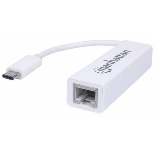 Adaptér MANHATTAN Type-C na gigabitovú sieť, USB 3.1