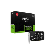 MSI VGA NVIDIA GeForce RTX 4060 AERO ITX 8G OC, 8G GDDR6, 3xDP, 1xHDMI