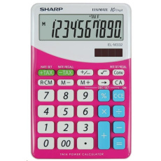SHARP kalkulačka - EL-M332BPK - růžová SHARP kalkulačka - EL-M332BPK - růžová