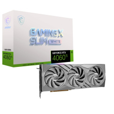 MSI VGA NVIDIA GeForce RTX 4060 Ti GAMING X SLIM WHITE 16G, 16G GDDR6, 3xDP, 1xHDMI