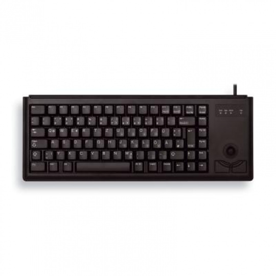 CHERRY klávesnice G84-4400, trackball, ultralehká, USB, EU, černá