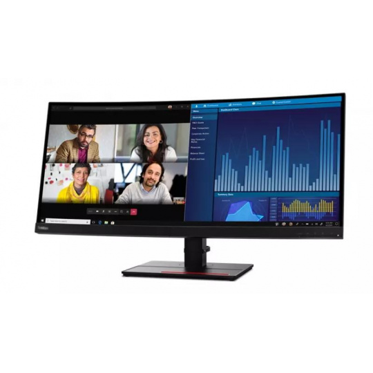 LENOVO LCD ThinkVision P34w-20 34.14" curved WLED IPS, 21:9, 3440x1440, 178/178, 300cd/m2, 1000:1, DP, USB-C, HDMI,VESA