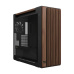 ASUS case PROART PA602 WALNUT WOOD MODERN TG, Mid Tower, průhledná bočnice, černá