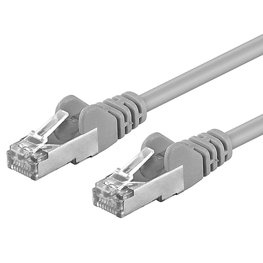 Premiumcord Patch kabel CAT 6a S-FTP,RJ45-RJ45,LSOH, AWG 26/7 0,25m šedá
