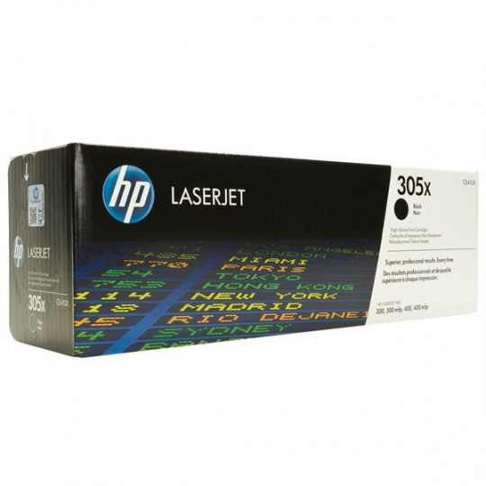 HP 305X Black LJ Toner Cart, CE410X (4,000 pages)