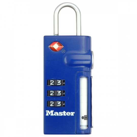 MasterLock TSA 4693EURDBLU Visací kombinační zámek