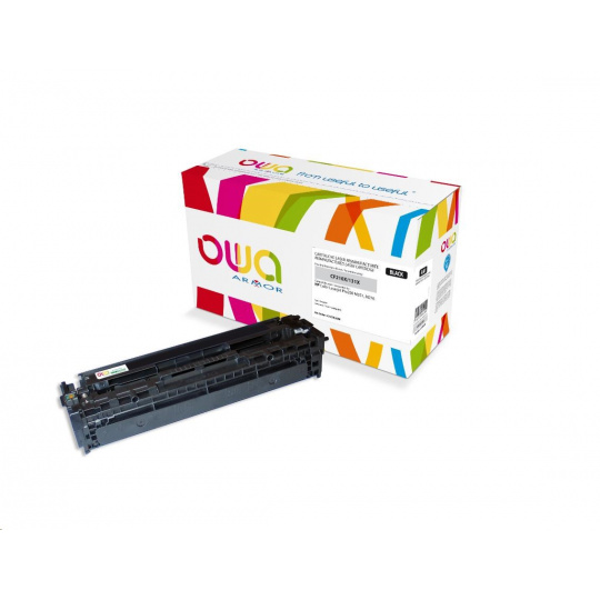 OWA Armor toner pre HP Color Laserjet Pro 200 M251, M276, 2400 strán, CF210X, čierna/čierna