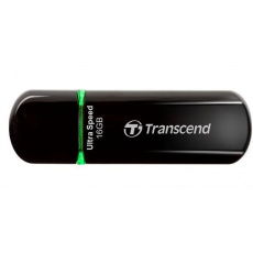 TRANSCEND Flash disk 16GB JetFlash®600, USB 2.0 (R:32/W:16 MB/s) čierna/zelená