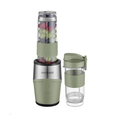 Concept SM3480 smoothie blender, 500 W, 2 tritanové nádoby, 23000 RPM, zelená